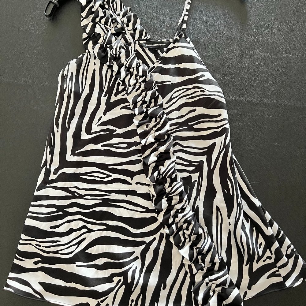 Express Zebra Print Tank - Extra Small